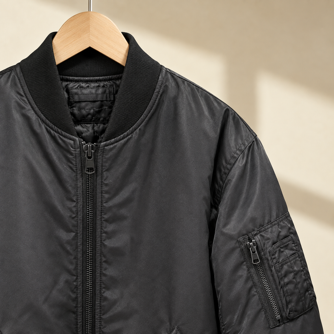 Laurence Flight Jacket - Lead Product Detail