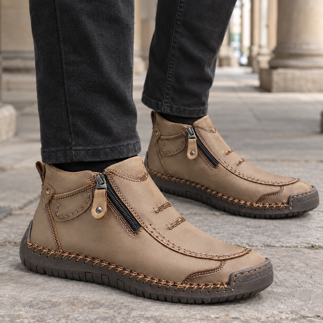 Asti Orthopedic Boots - Khaki