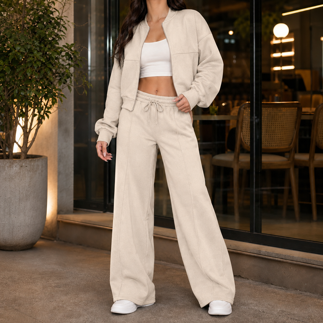 Allegra-Louise Relaxed Set - Apricot