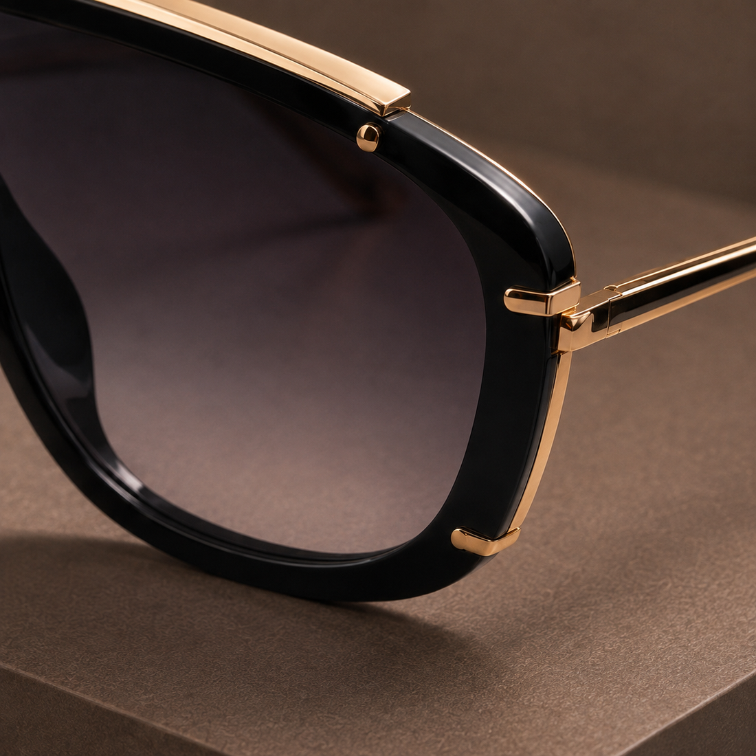 Antonia Sculpted Sunglasses - Lead Product Detail