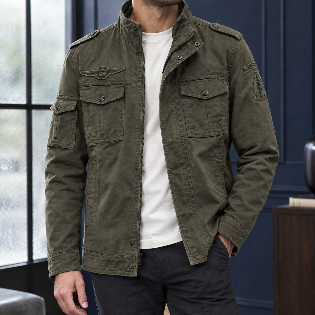 Raoul Utility Jacket - Green