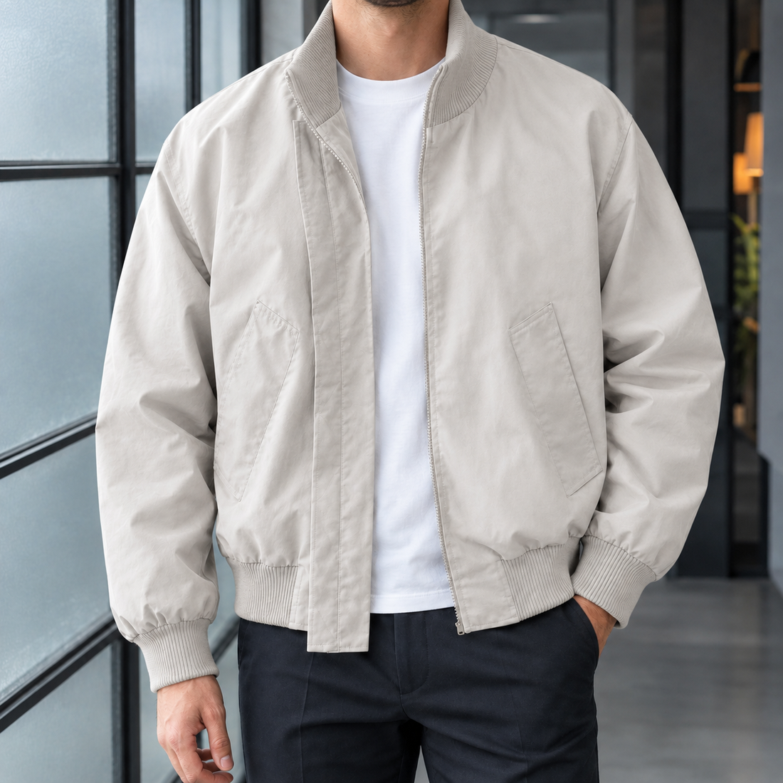 Brian Flight Jacket - Khaki