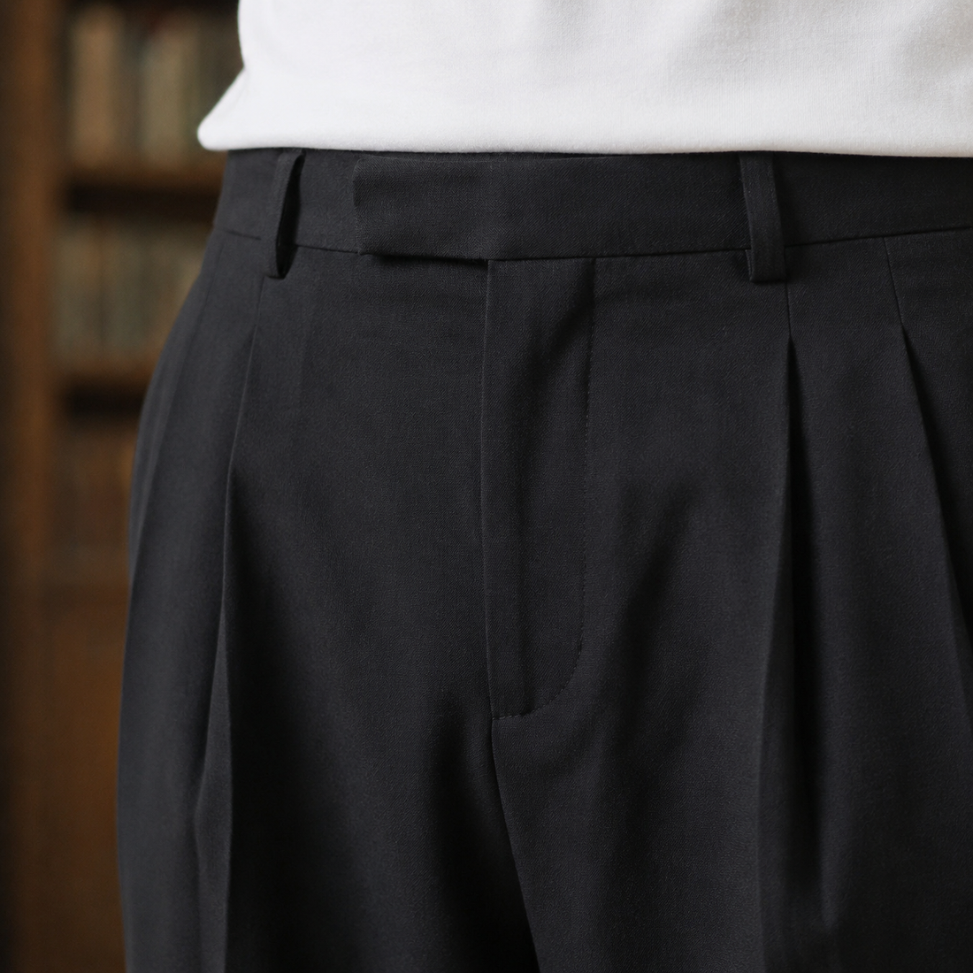 Oliver Pleated Pants - Lead Product Detail