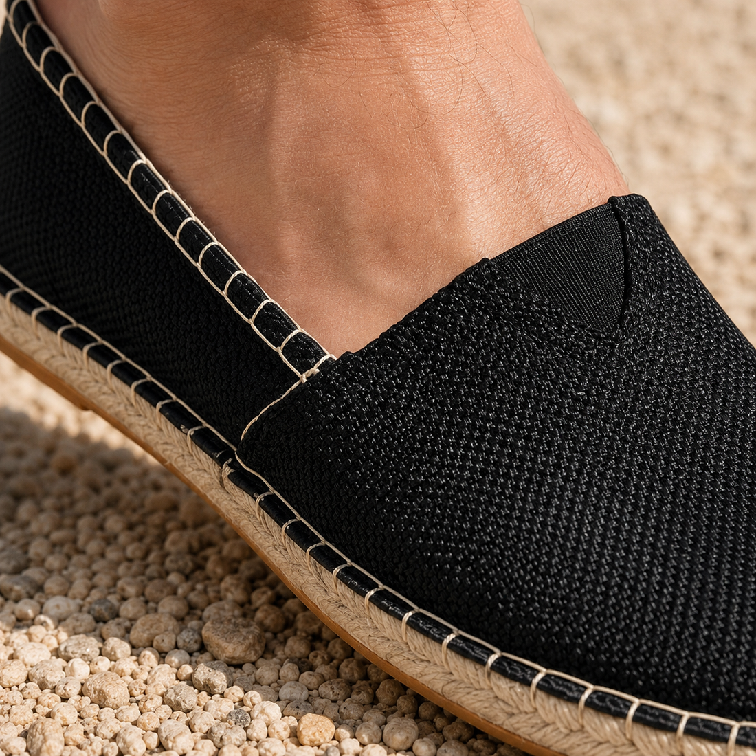 Santoro Slip-On Espadrilles - Lead Product Detail