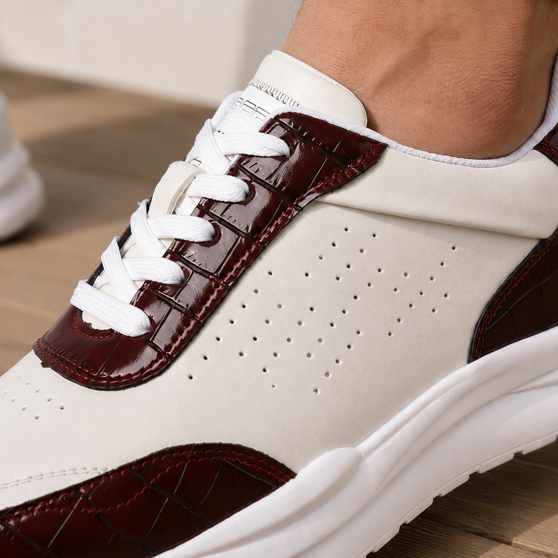 Ferraro Croc Sneakers - Lead Product Detail