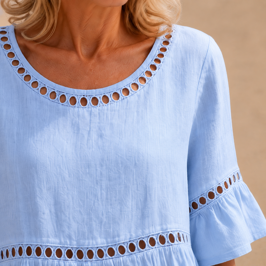 Estella-Rae Eyelet Midi Dress - Lead Product Detail