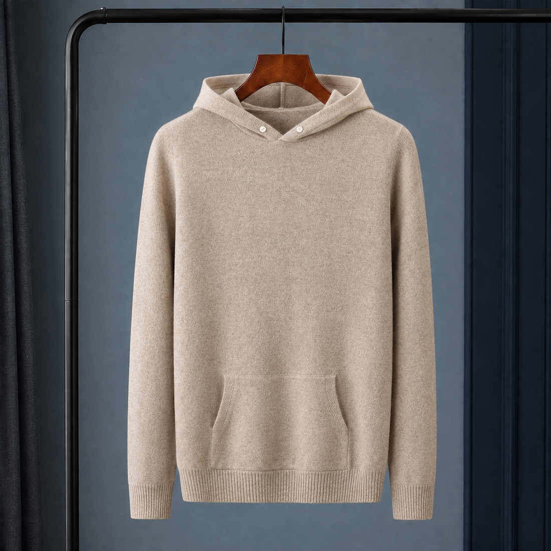 Leonie-Faye Merino Wool Sweater - Beige