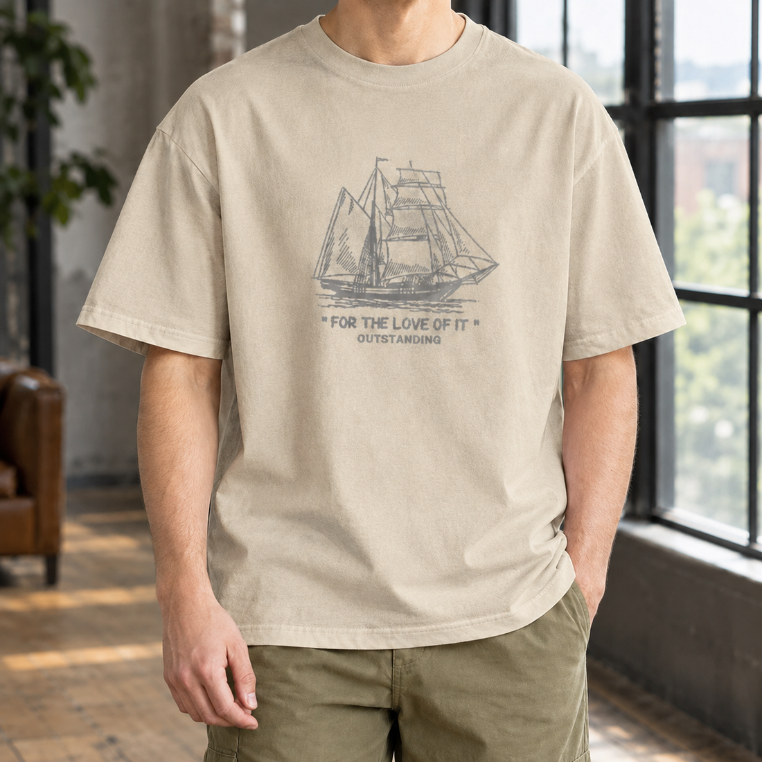 Kit Relaxed T-Shirt - Khaki