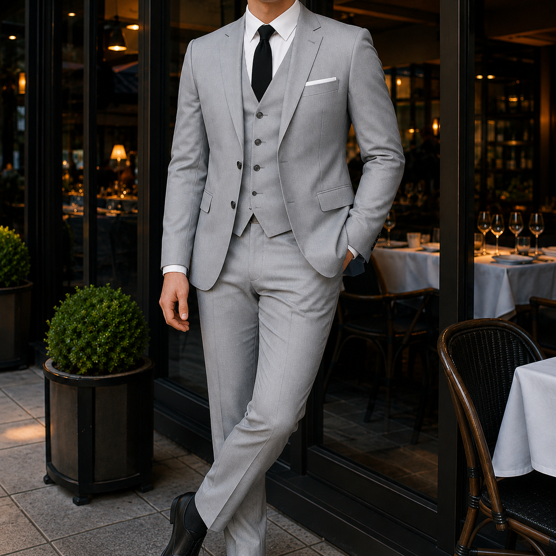 Tancred Tailored Suit - Gray