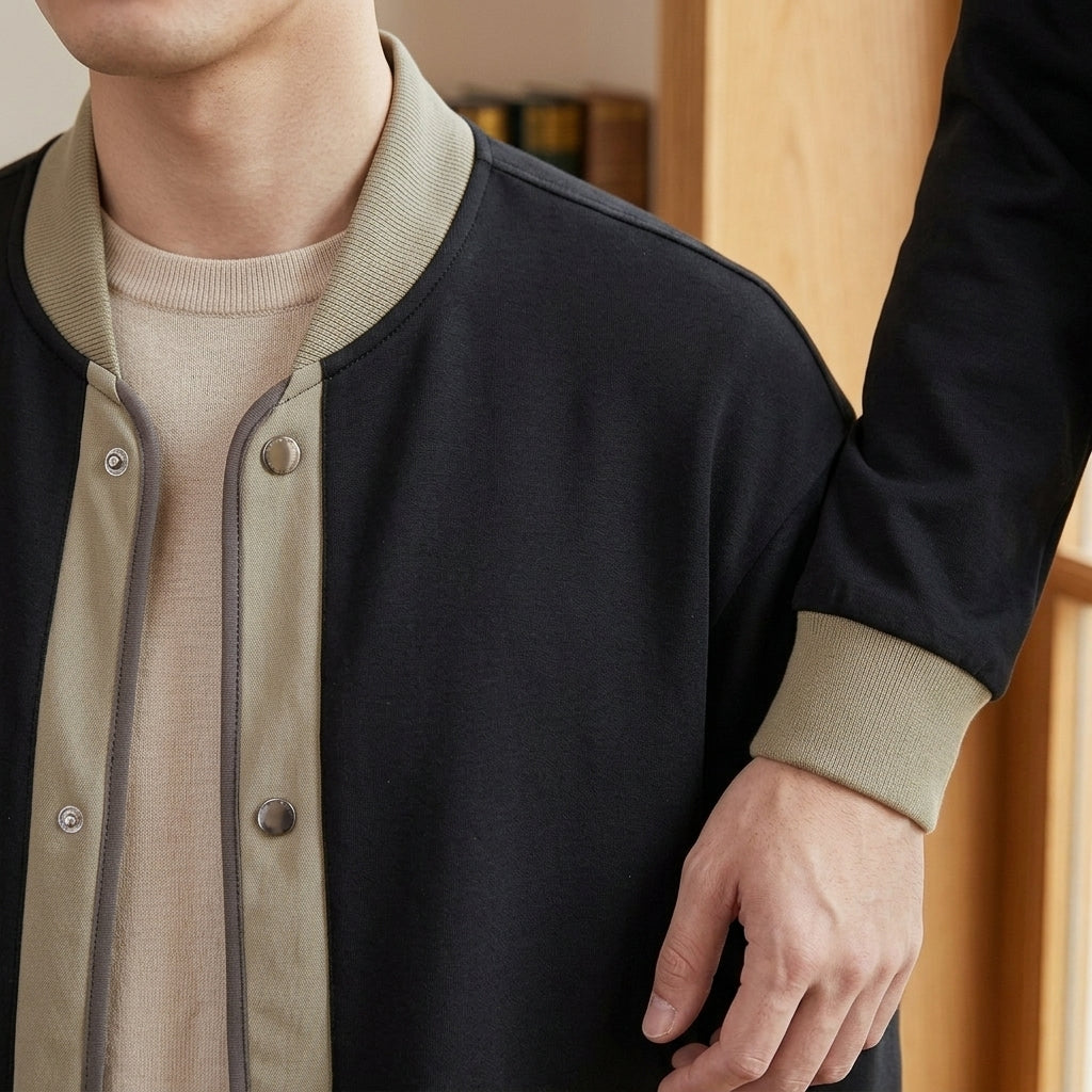 Hadrian Contrast Jacket - Lead Product Detail