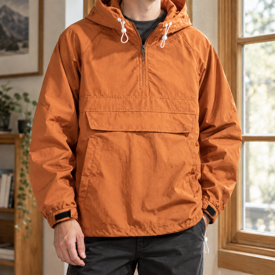 Mathias Anorak Jacket - Orange