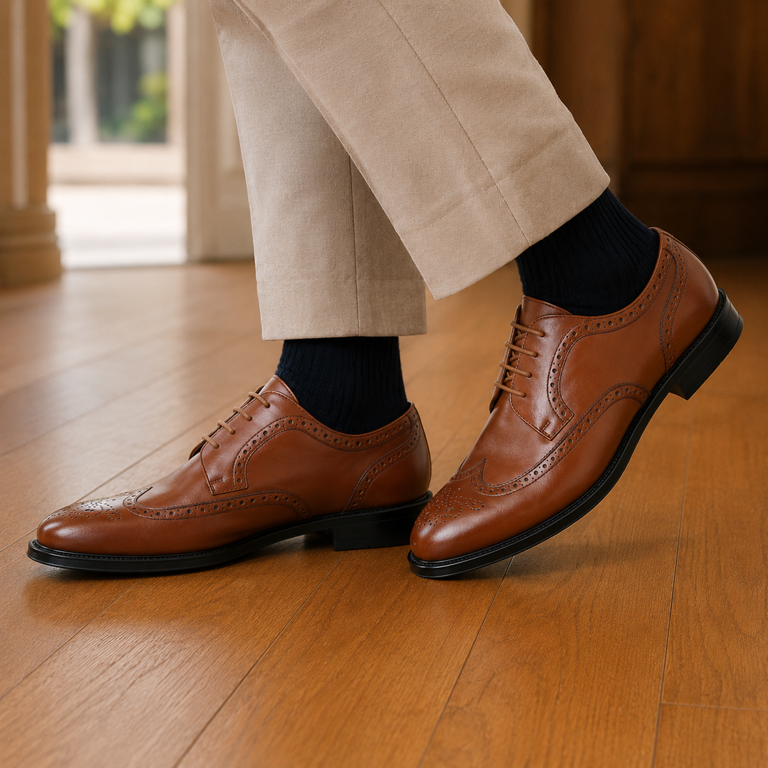Marchetti Brogue Oxfords - Brown