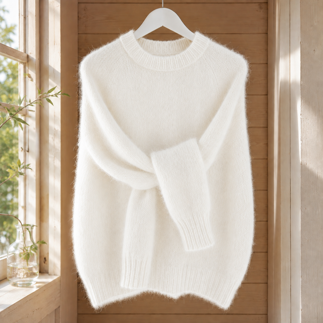 Tabitha-Jade Brushed Sweater - White