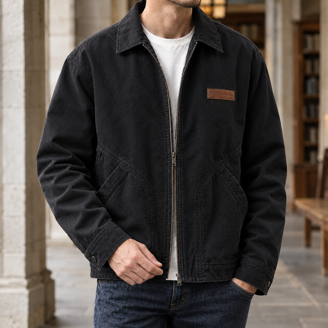 Anthony-Lane Workwear Jacket - Black