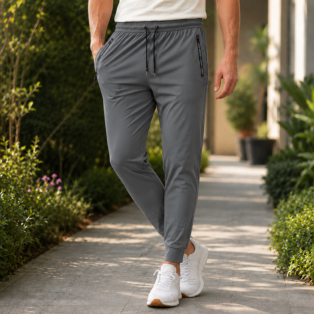 Florian Tapered Pants - Charcoal Gray