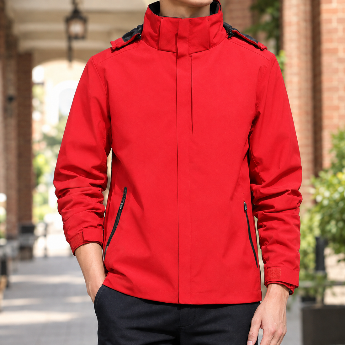 Lysander Sport Jacket - Men's Model-big Red