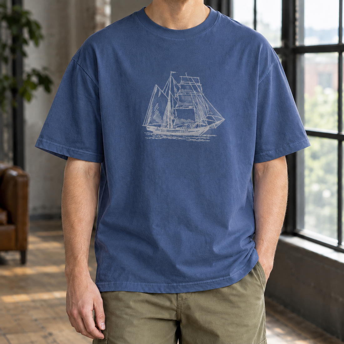 Kit Relaxed T-Shirt - Blue