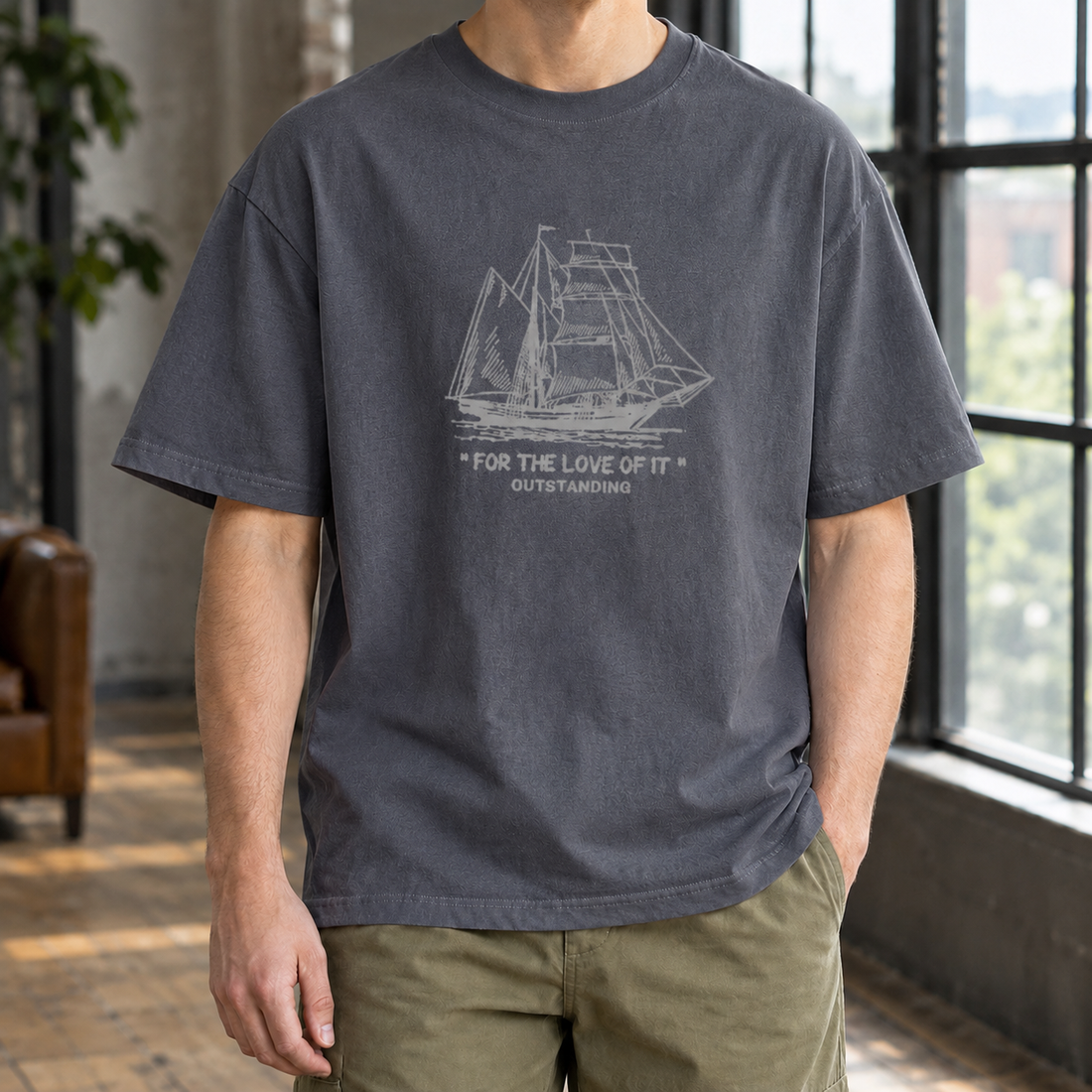 Kit Relaxed T-Shirt - Dark Gray