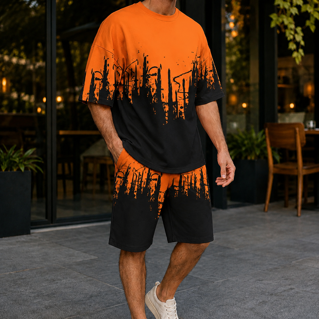 Severin Relaxed Set - Tangerine
