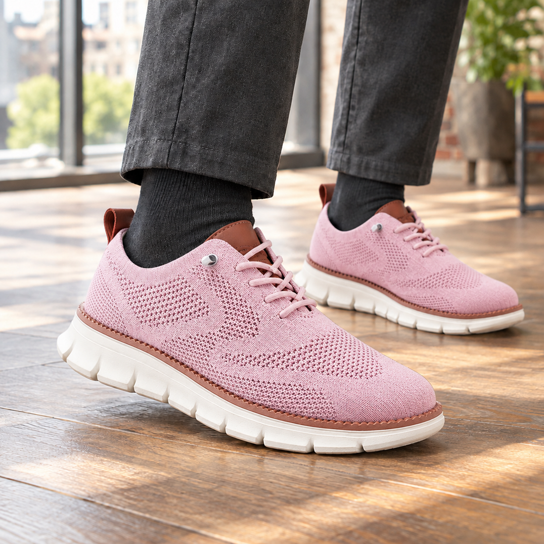 Mazzanti Knit Sneakers - Pink