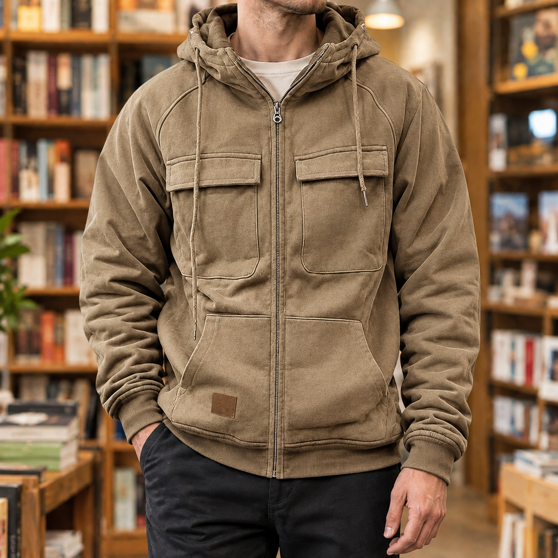 Alphonse Utility Jacket - Khaki