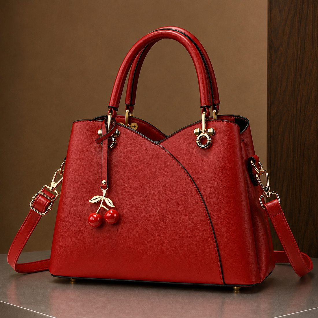 Chianti Cherry Handbag - Punainen