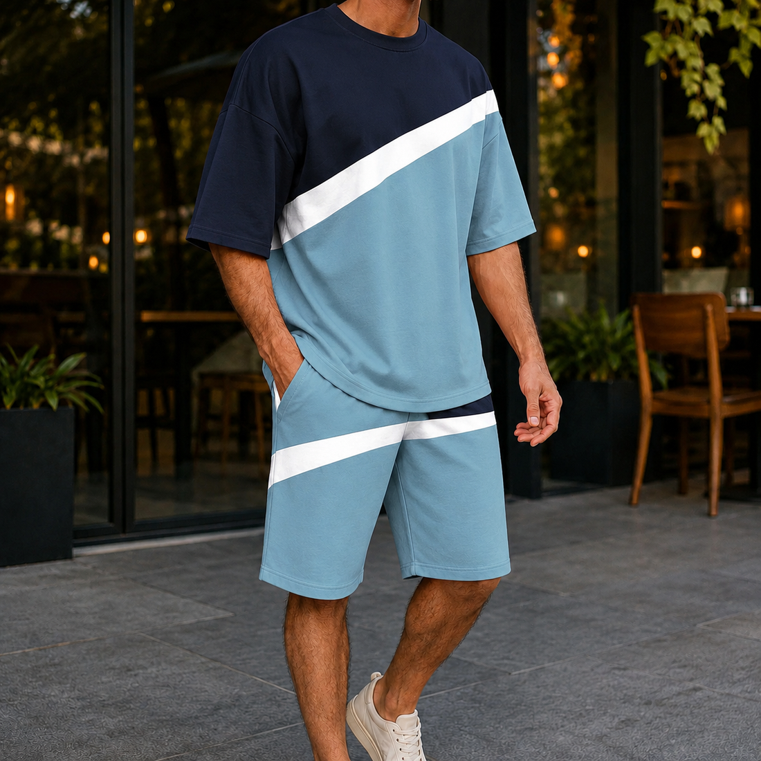Severin Relaxed Set - Turquoise