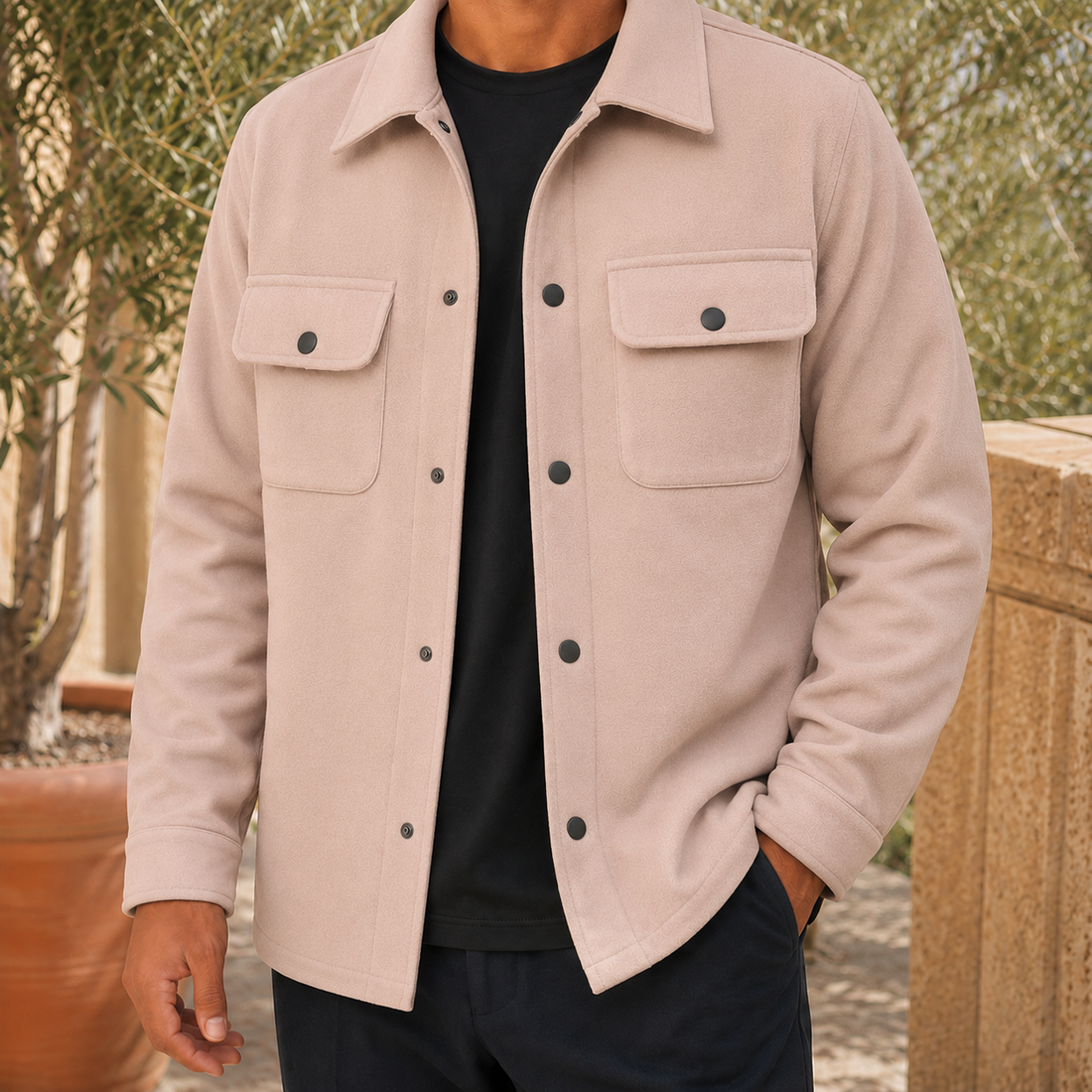 Otis Utility Jacket - Dark Beige