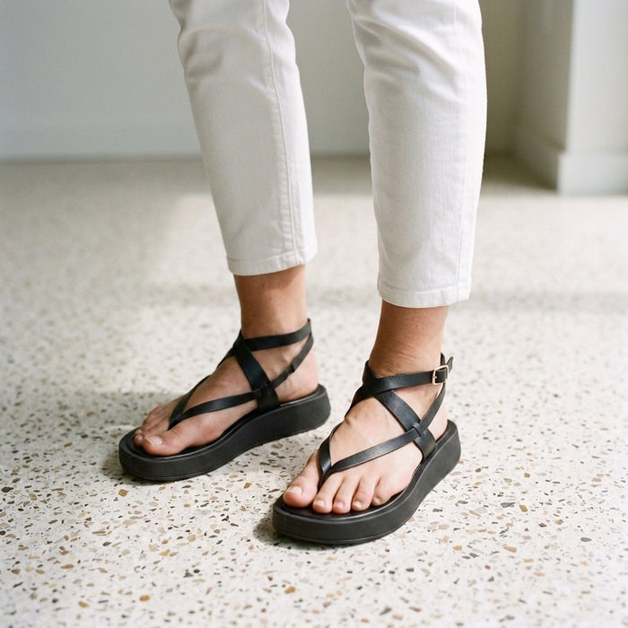 Alora Artificial Leather Sandals