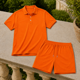Holden Polo Short Set - Orange