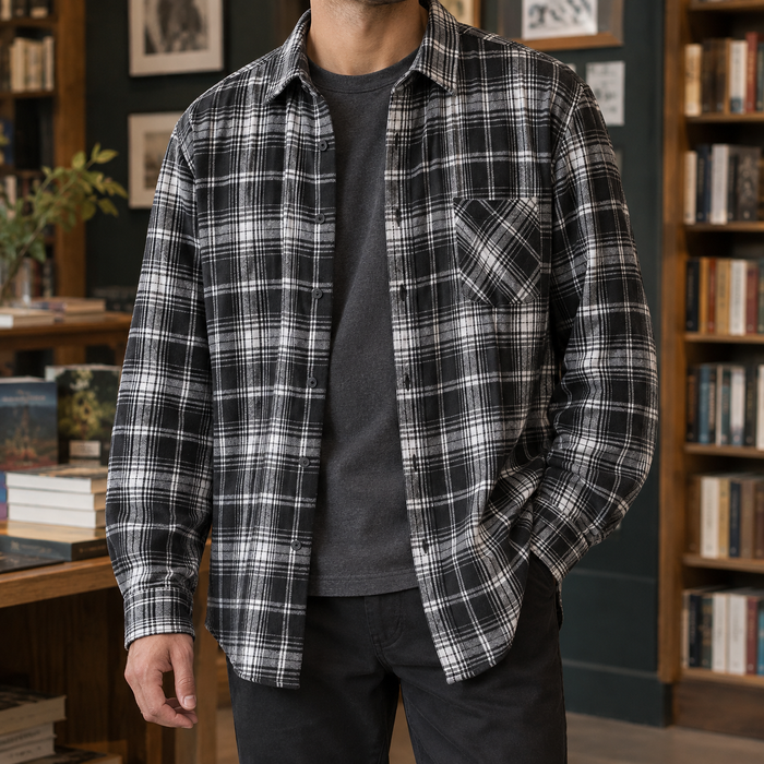 Nathan-Dean Plaid Overshirt