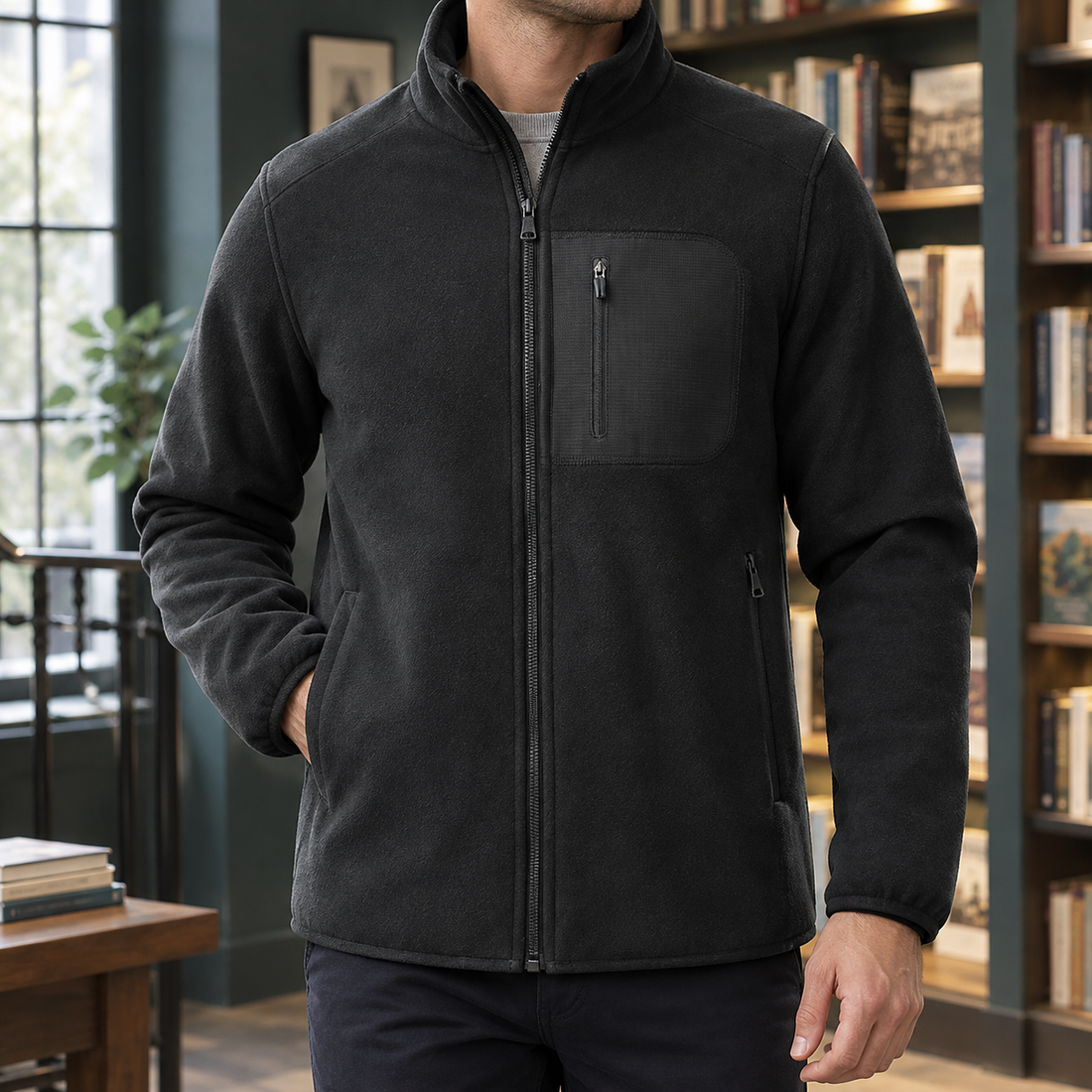 Evan Cashmere Jacket - Black