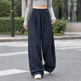 Mara Wide Leg Pants - Navy