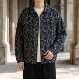 Sullivan Paisley Denim Jacket - Black