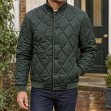 Colin Quilted Jacket - Green