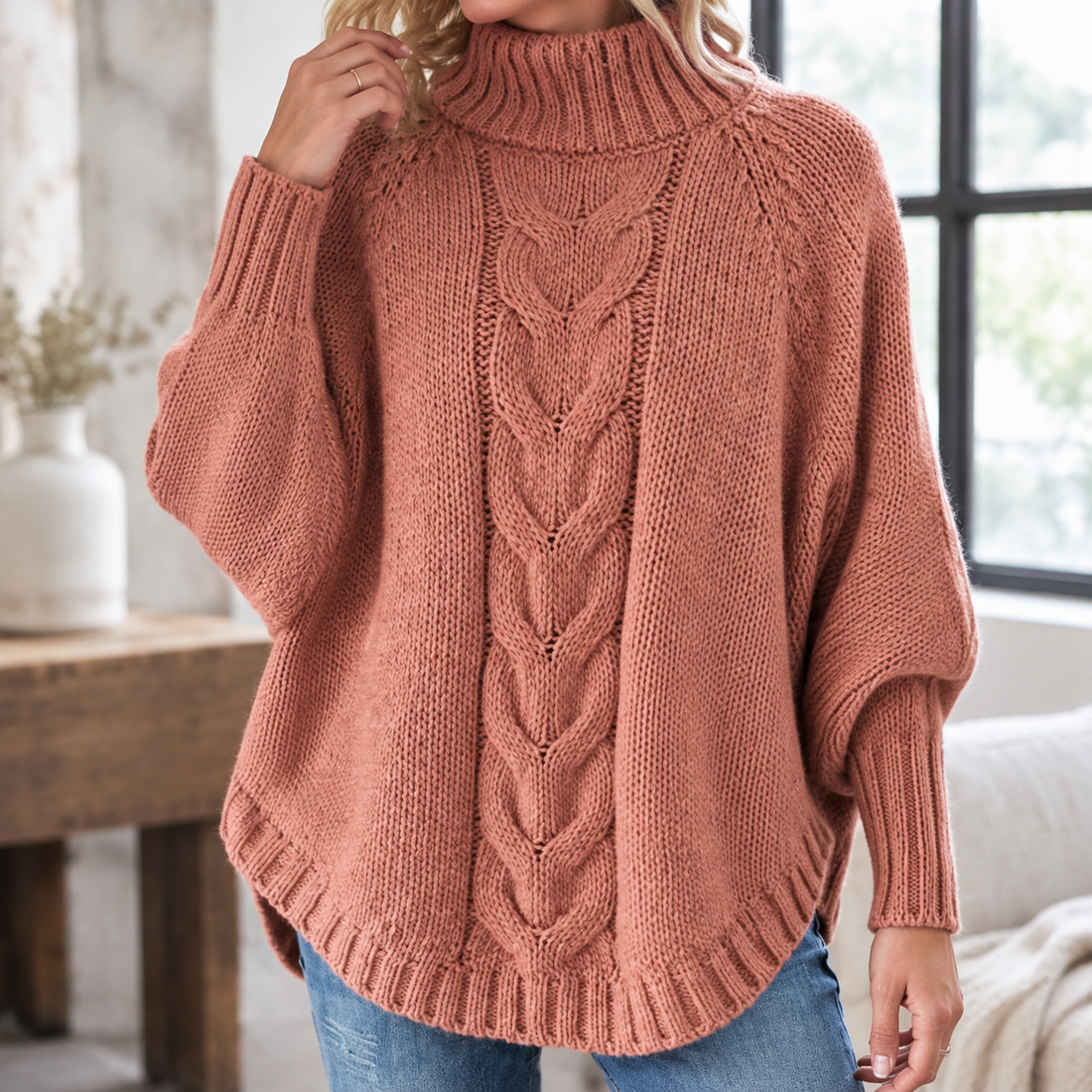 Faith Cable Sweater - As Pictured