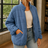 Vera Quilted Jacket - Blue
