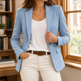 Talia-Eve Tailored Blazer - Blue