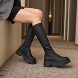 Udine Platform Boots - Black