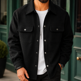 Fabian Brushed Jacket - Classic Black