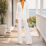 Chiara Tailored Set - White
