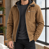 Edward Hooded Jacket - Camel