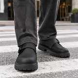 Bianchi Monk Strap Shoes - Black 2