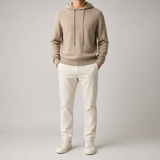 Caspian Merino Hoodie on model