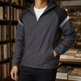 Reuben Hooded Jacket - Dark Gray