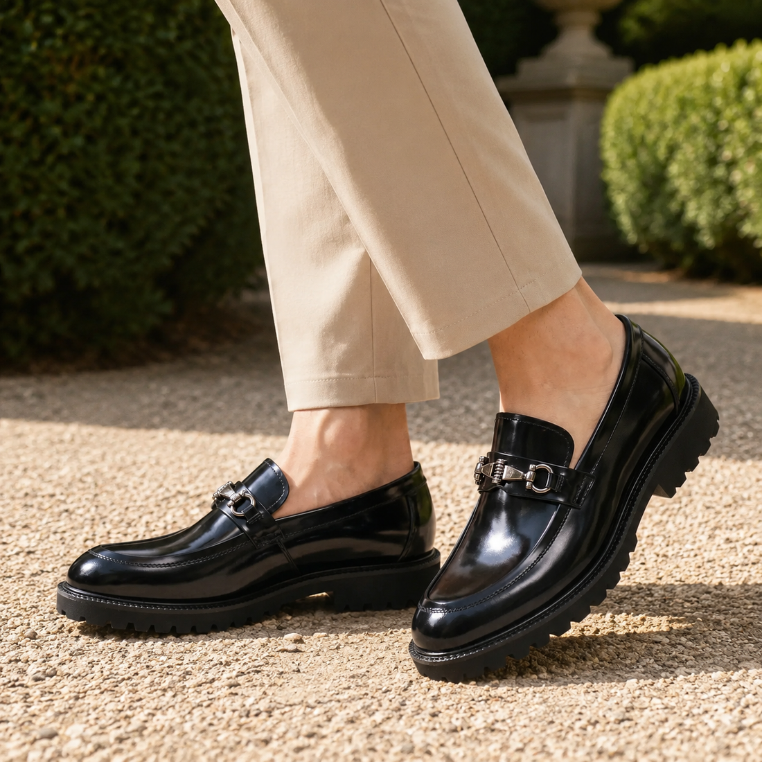 Amati Horsebit Loafers - Black