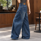 Bianca-June Scimitar Jeans - Vintage Blue