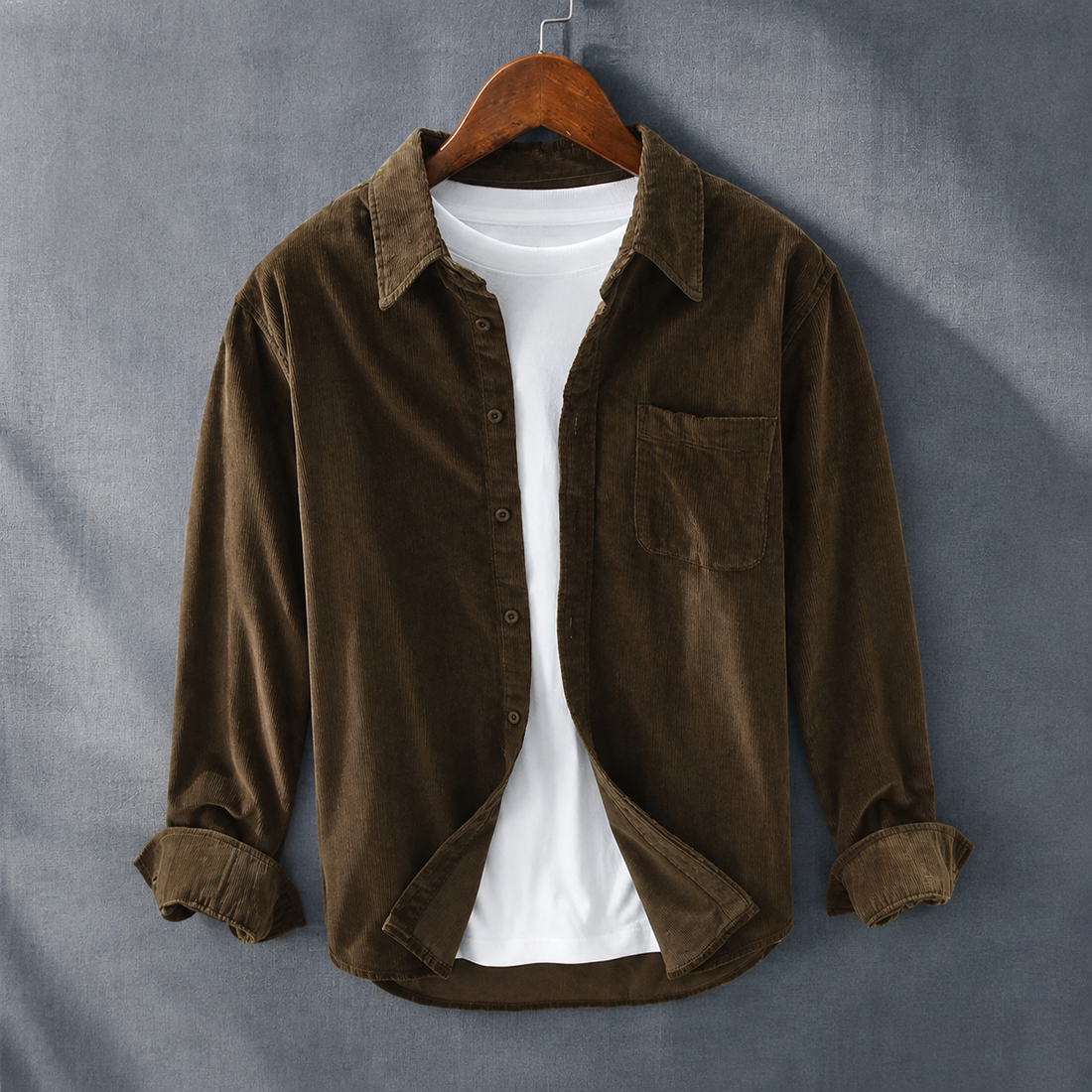 Samson Corduroy Shirt - Brown