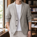 Bastien Woven Blazer - Gray