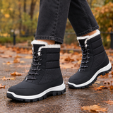 Casentino Fleece Lined Snow Boots - Black